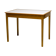 Small maple desk with a laminate top and two drawers, Fritz Hansen, 1950s.