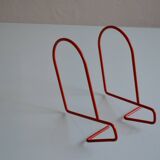 Pair of minimalist bookends from the 80s