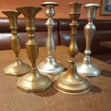 Set of 5 candle holders