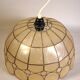 Suspension nacre et laiton 35 cm