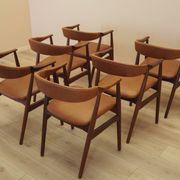 6 chaises danoises en teck, années 1970
