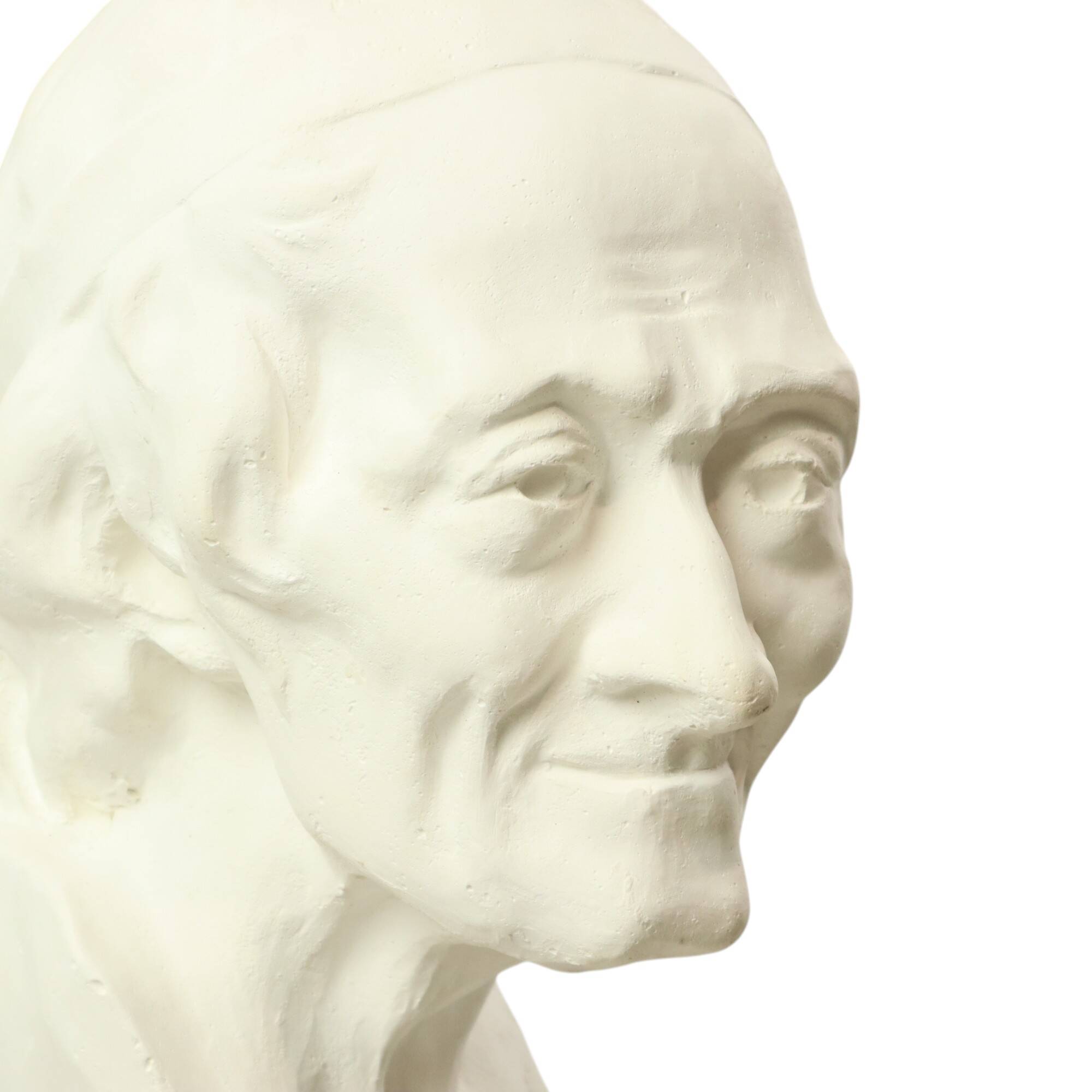 Large Classical Bust Bust Old Man Plaster 51cm