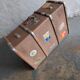 Antique travel trunk