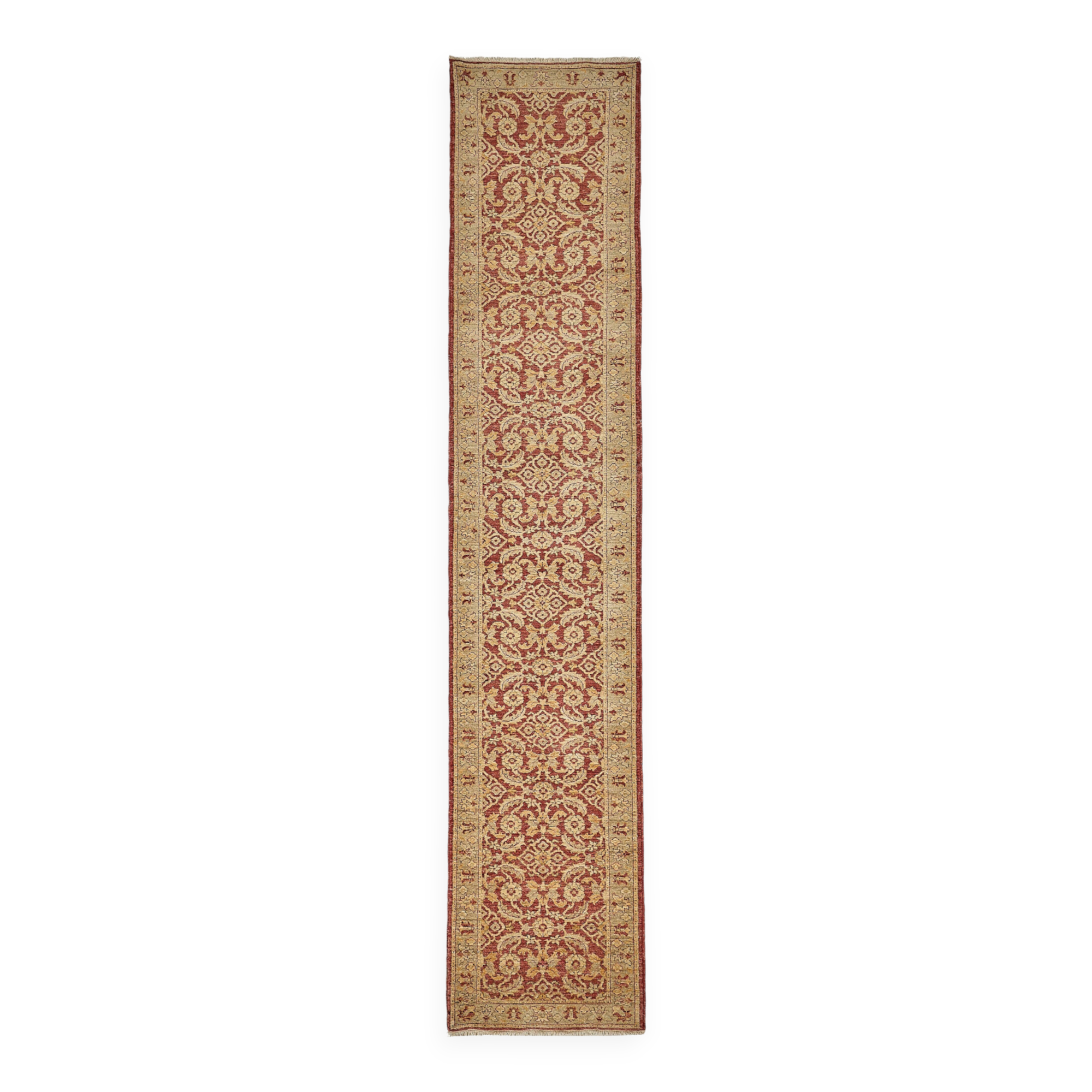 Turkish Handknotted Wool Oushak Rug 78 cm x 397 cm
