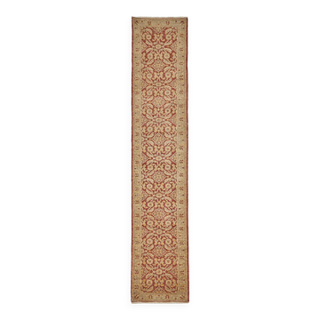 Turkish Handknotted Wool Oushak Rug 78 cm x 397 cm