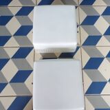 Pair of Holophane Prismopal wall lights