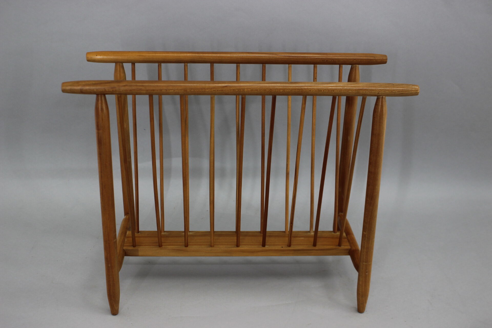 1960s uluv beech newspaper stand, czechoslovakia