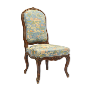 Chaise basse de style Louis XV
