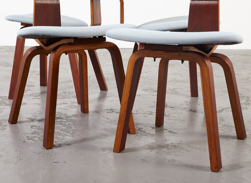 4 chairs SB37 by Cees Braakman by Pastoe 1950