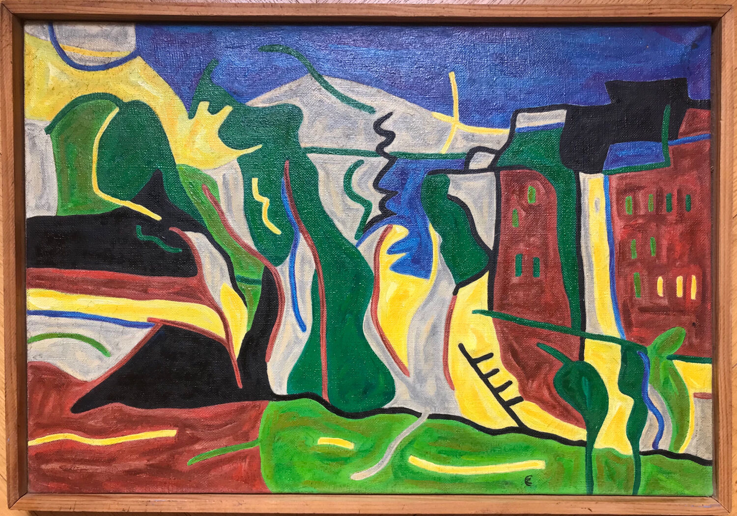 Claude roulaud (1945). oil on canvas.