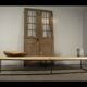 Table basse en sycomore 19ème