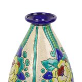 Polychrome Art Deco Vase Charles Catteau Boch Keramis D2366