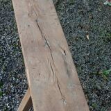 19th century oak farm bench