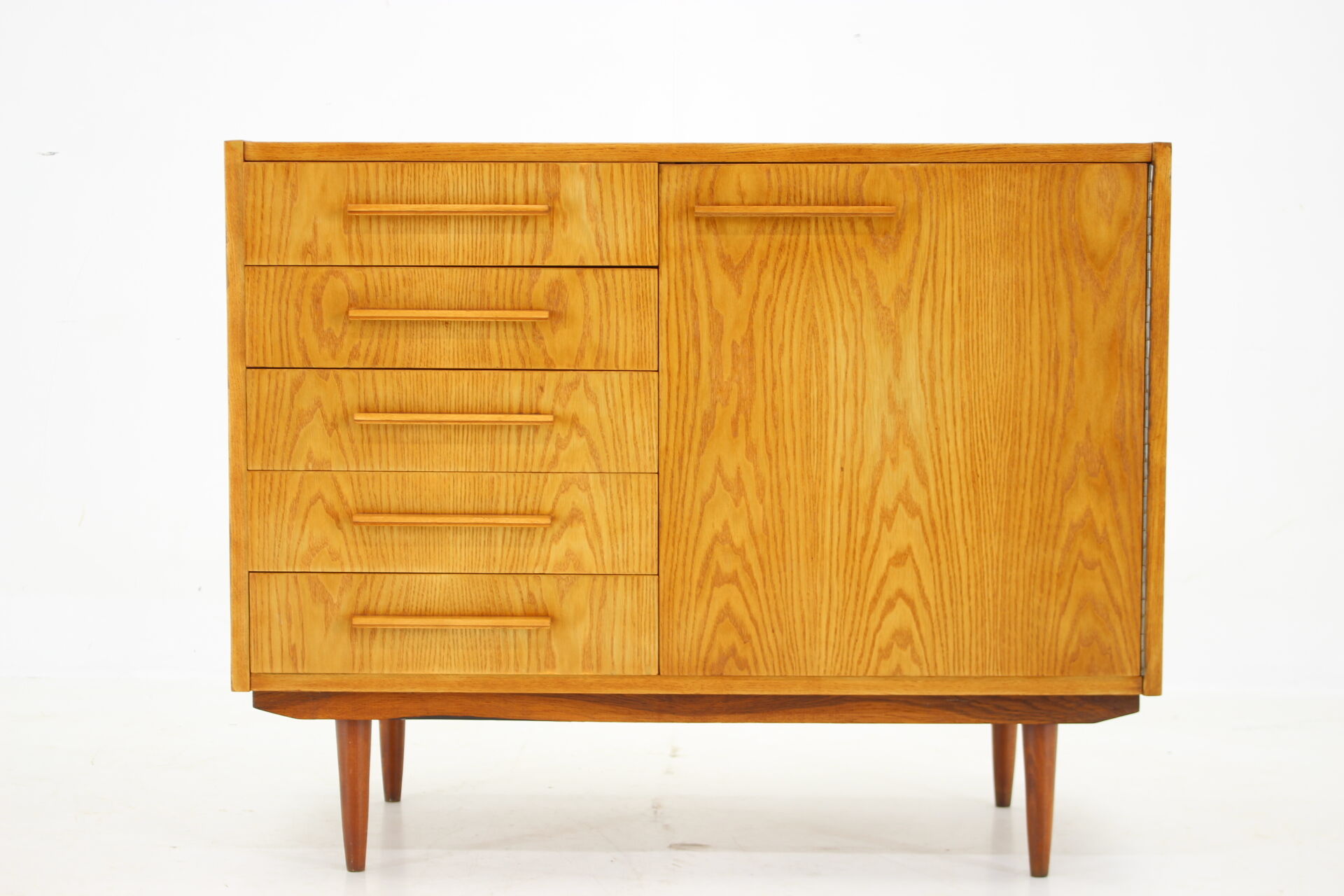 1970s Maple Cabinet or Chest Of Drawers, Czechoslovakia