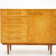 1970s Maple Cabinet or Chest Of Drawers, Czechoslovakia