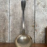Old christofle goldsmith ladle silver metal #b343
