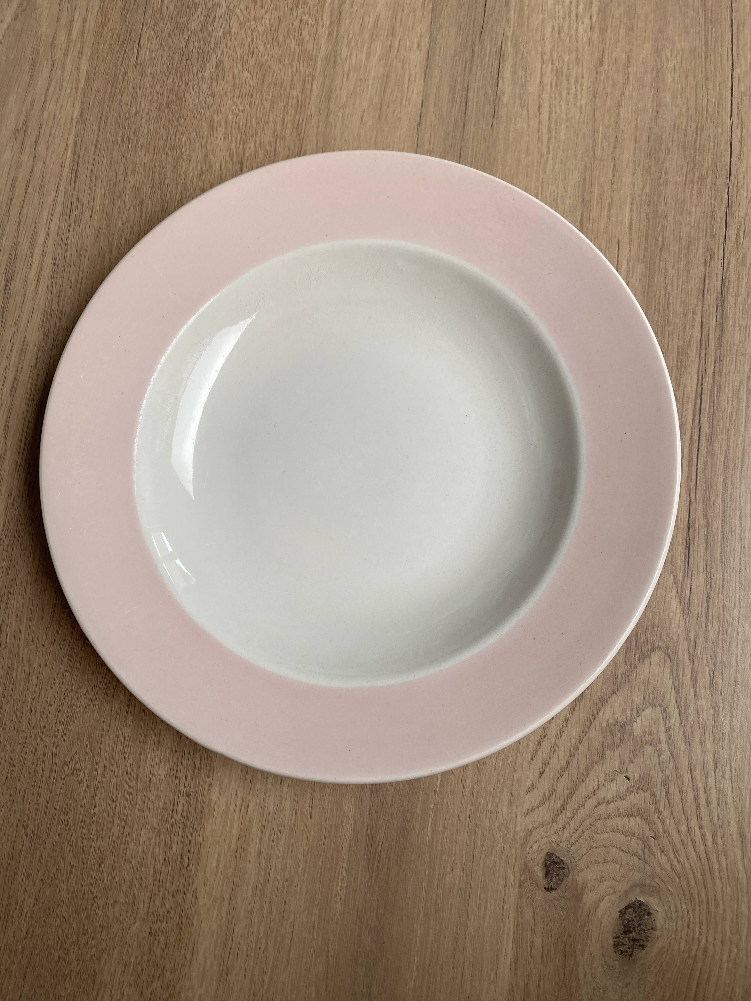 Set de 2 assiettes creuses Boch frères la louvière