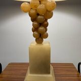 Lampe italienne des années 70 en albâtre