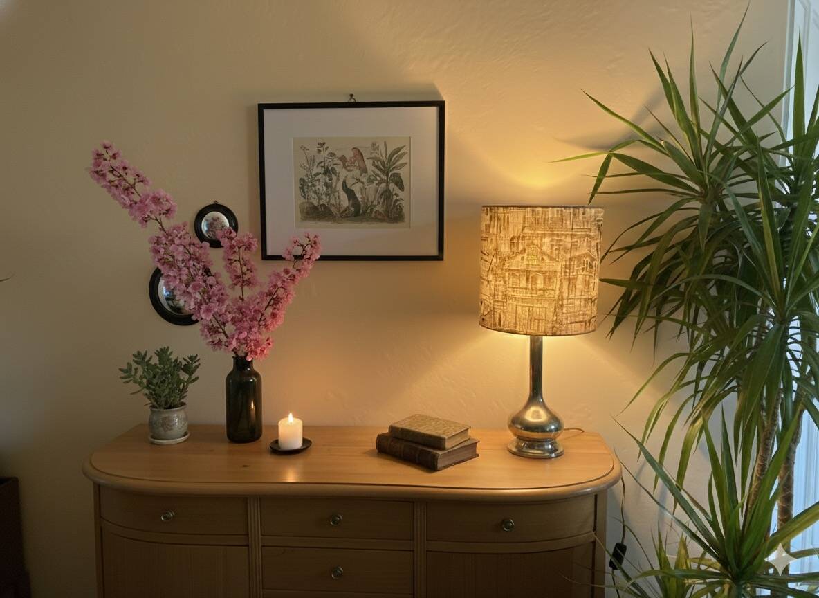 Refurbished Lamp: Italian Manufacturer PETTINI STIGA Vintage Base