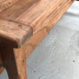 Large oak bakery table