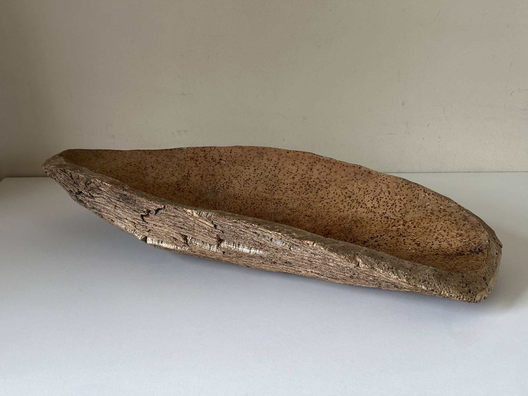 Large vintage cork centerpiece cup from the 60s