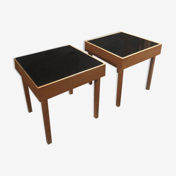 Paire de table basses 1960