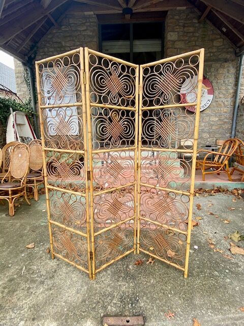 Rattan screen circa 1960