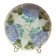 Antique majolica plate – Raised decoration of mauve hydrangeas – Art Nouveau