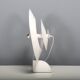 Large Rare Spiral Table Lamp by Luc Bernard, France 1974
