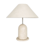 Table lamp travertine, 1970s