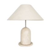 Table lamp travertine, 1970s
