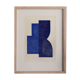 Illustration abstraite - Joe - bleu foncé - signée Eawy
