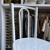 Chaise bistrot en hêtre blanc