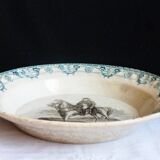 Napoleon plate, an old vegetable dish, 19th-century crockery.