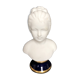 Buste de jeune femme en biscuit