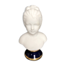 Bust of a young woman in biscuit