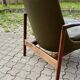 Ib Kofod Larsen for Fröscher Sitform olive leather Lounge Chair