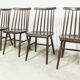 Lot de 4 chaises swr fanett de Ilmari Tapiovaara