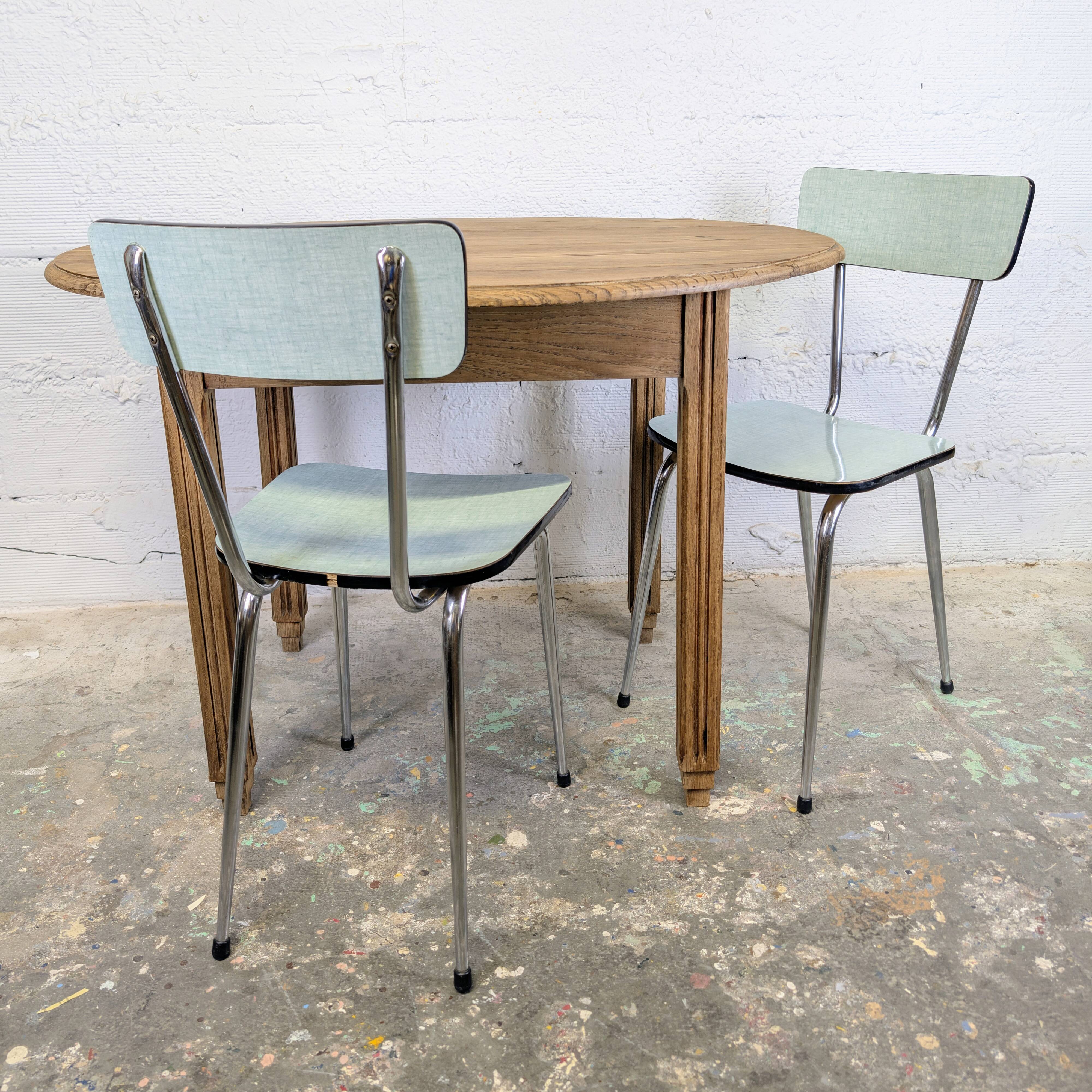 Pair of formica chairs