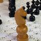 Jeu d’échec en marqueterie 