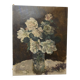 Huile sur toile bouquet de fleurs XXe siècle