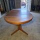 Table extensible Baumann en teck des années 60, (2 rallonges)