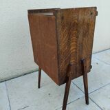 Old vintage bedside table from the reconstruction period