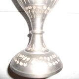 Hand-decorated bronze vase