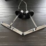 Paire d’appliques gallery en inox