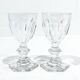 Baccarat - 2 White Wine Glasses - Harcourt Model