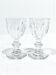 Baccarat - 2 White Wine Glasses - Harcourt Model