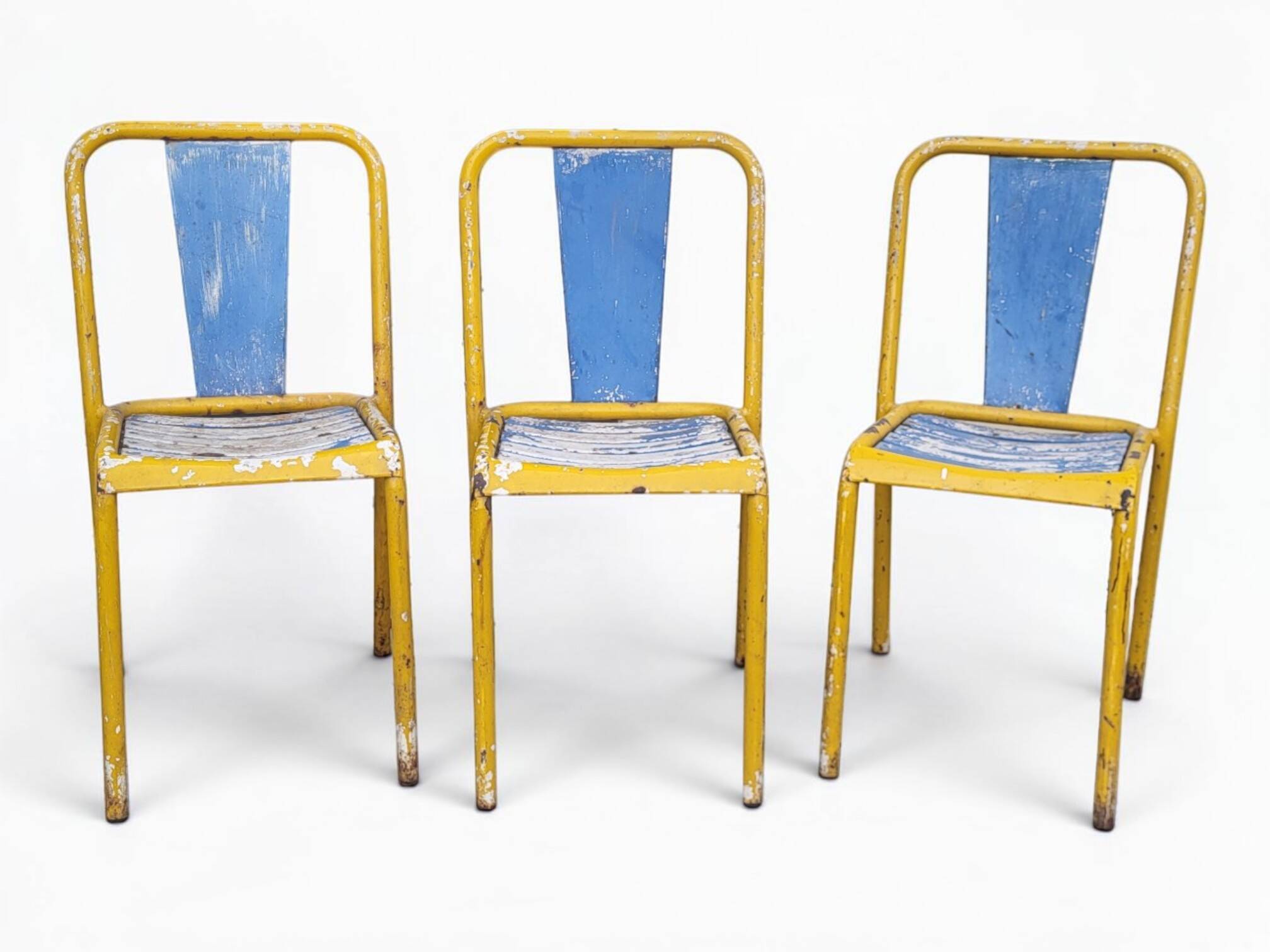 Tolix chairs by Xavier Pauchard T4 - 1950s (*3)