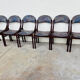 Lot de 6 chaises bistrot baumann