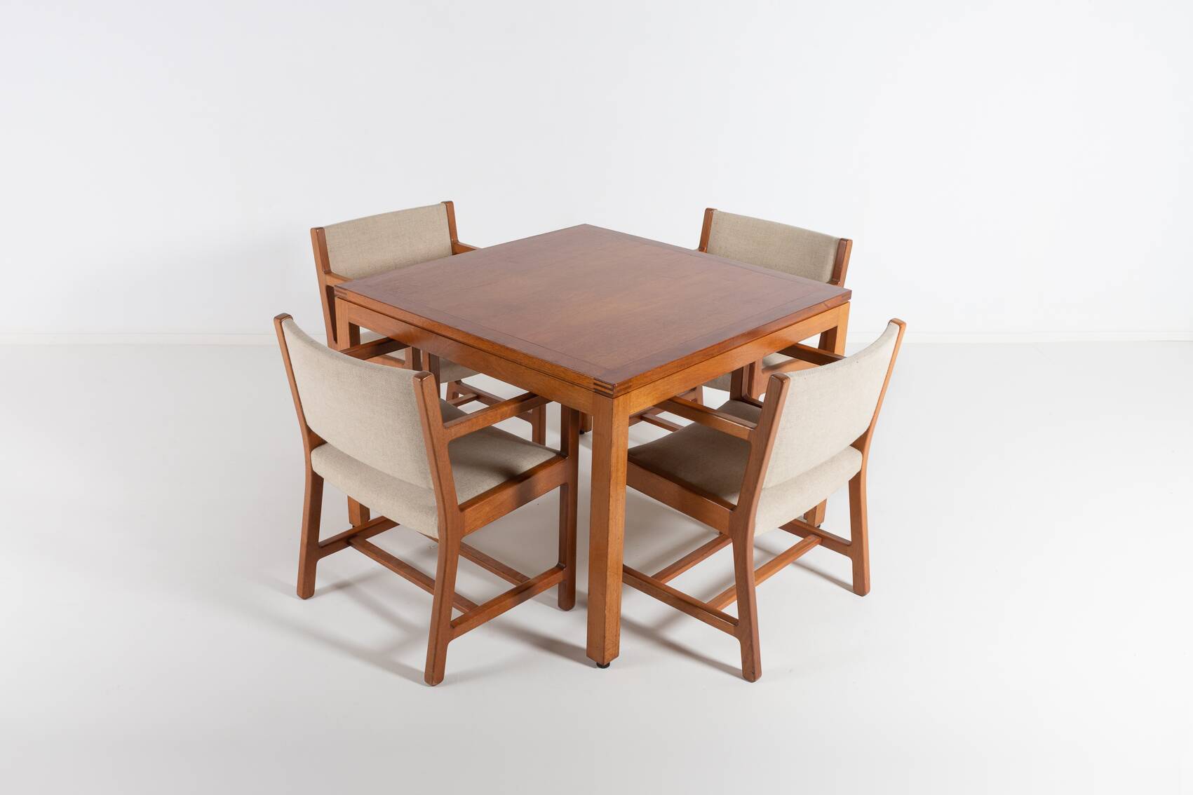 Vintage Danish dining set from the 1990s by Christian Hvidt for Soborg Mobelfabrik.